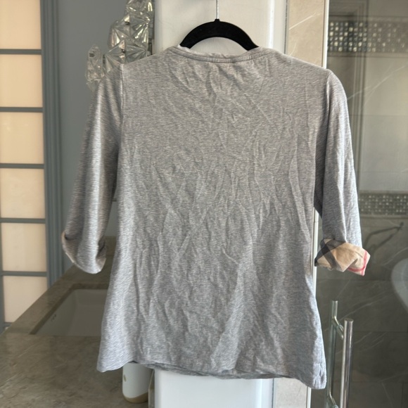 Burberry Check Trim Tee - Picture 3 of 10